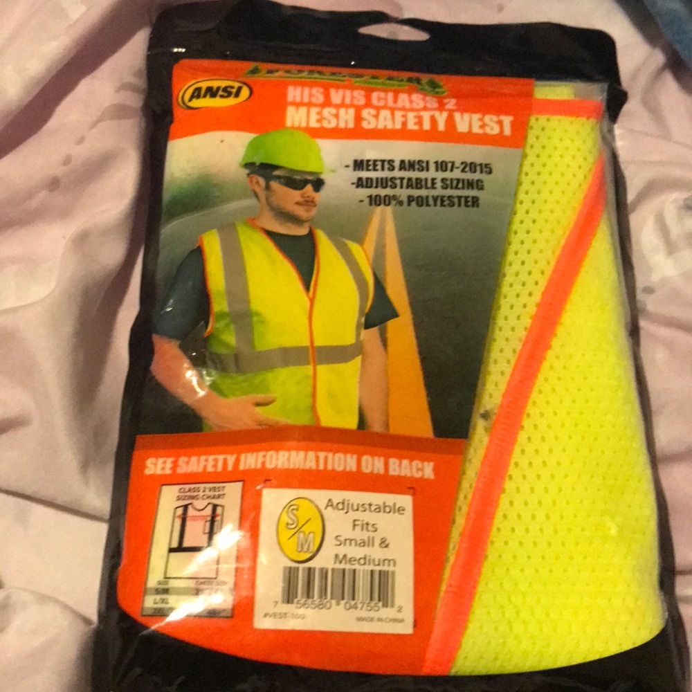 Mesh safety vest
